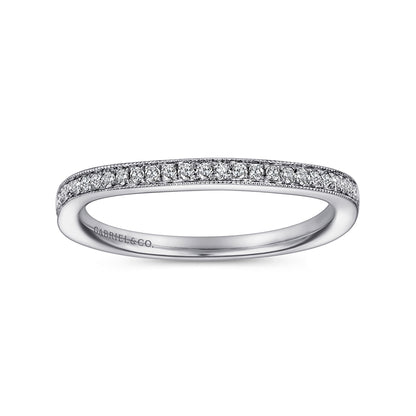 18K White Gold  Matching Wedding Band