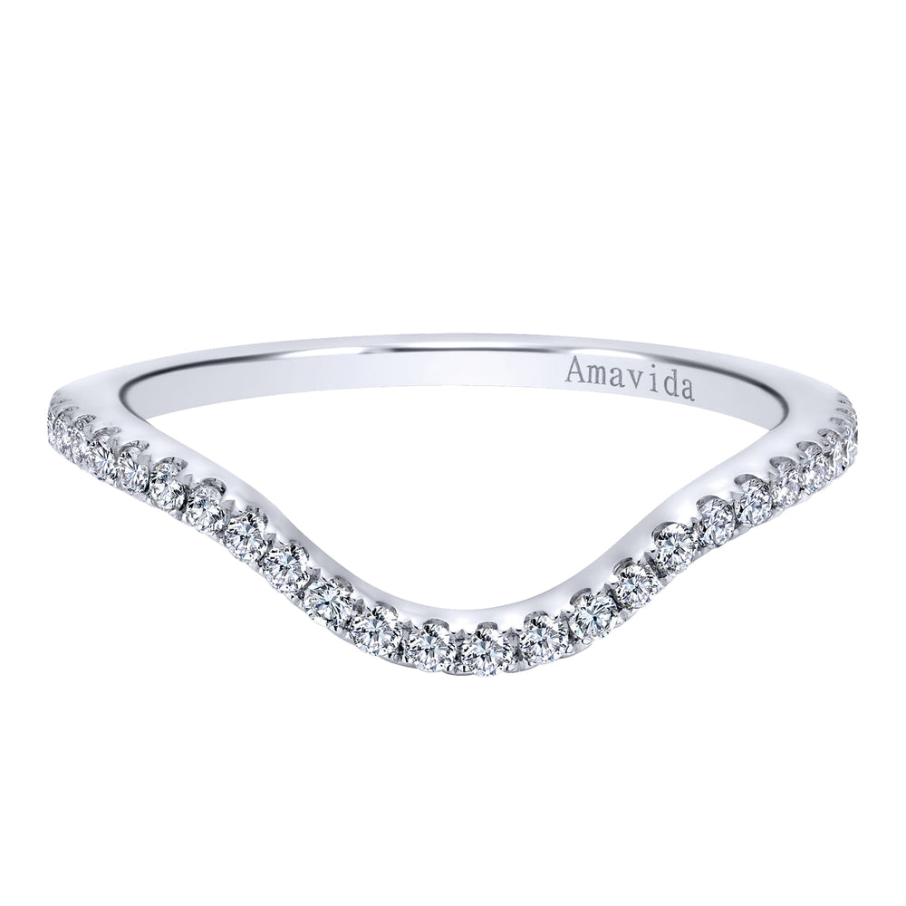 18K White Gold   Matching Wedding Band