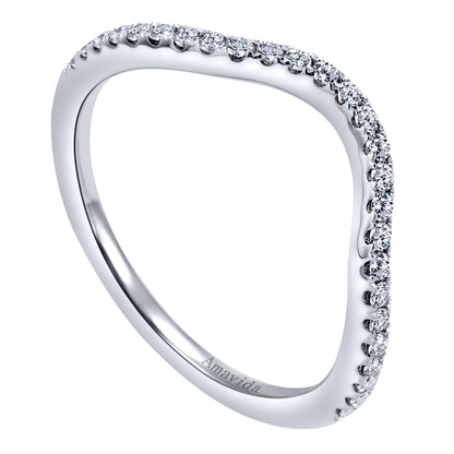 18K White Gold   Matching Wedding Band