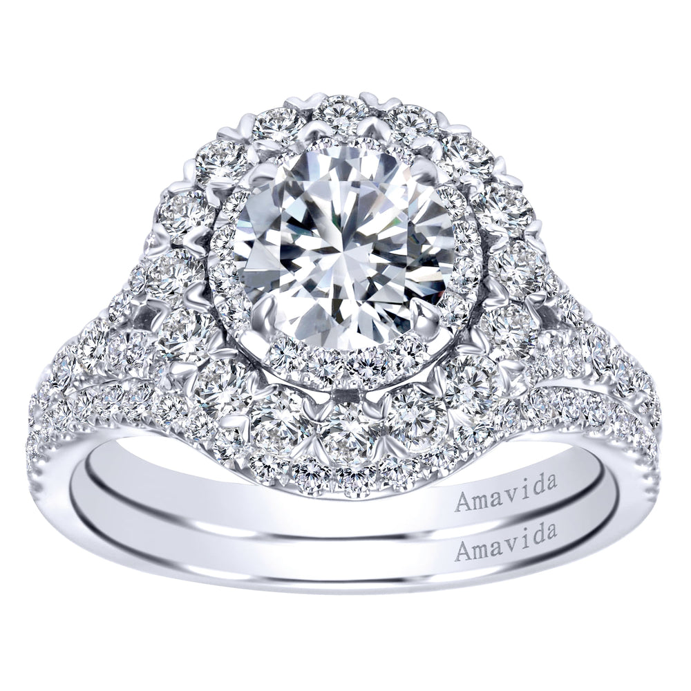 18K White Gold   Matching Wedding Band