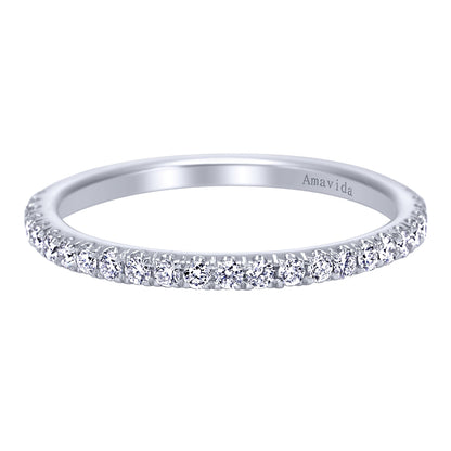 18K White Gold   Matching Wedding Band