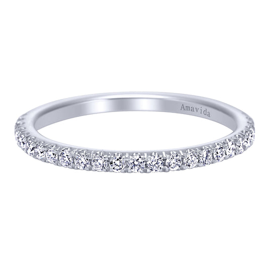 18K White Gold   Matching Wedding Band