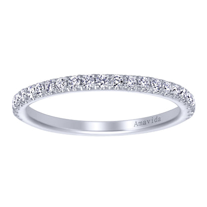 18K White Gold   Matching Wedding Band