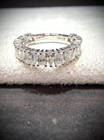 14K Lab Grown Pear Shape Diamond Ring 2.00ct tw.