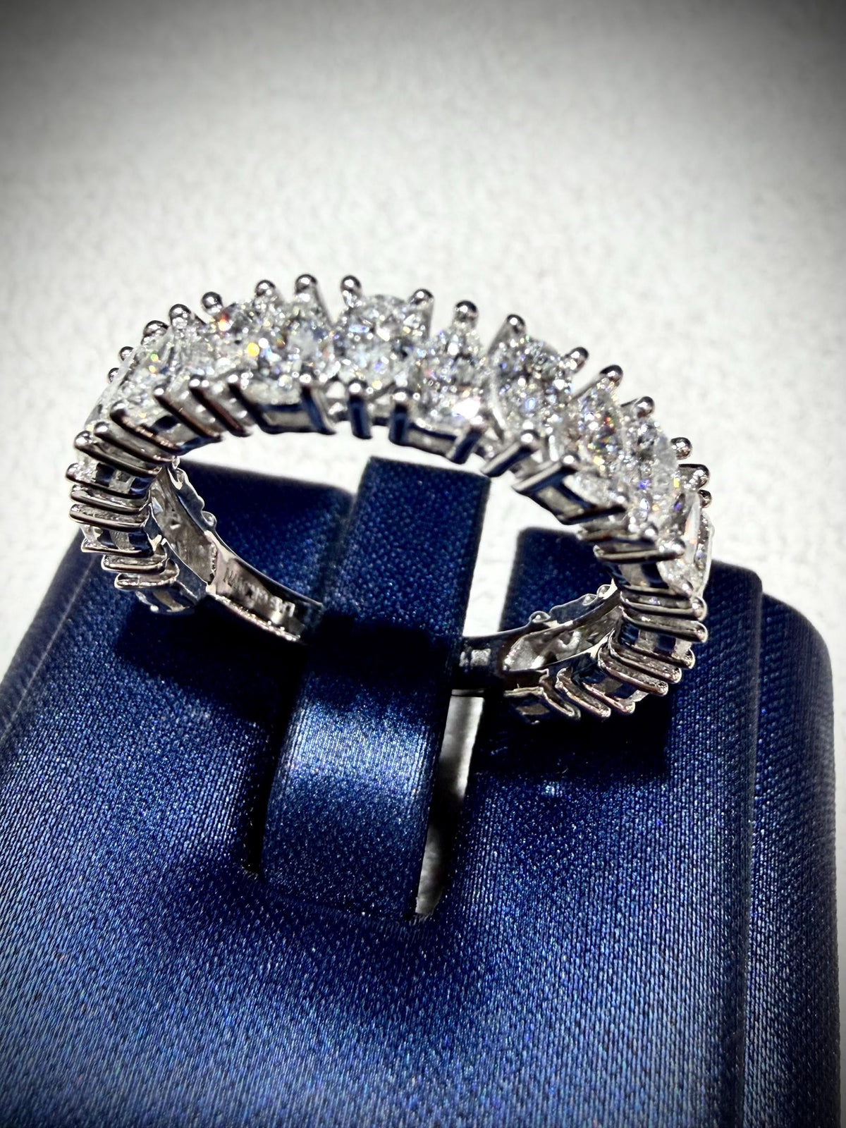 14K Lab Grown Pear Shape Diamond Ring 2.00ct tw.