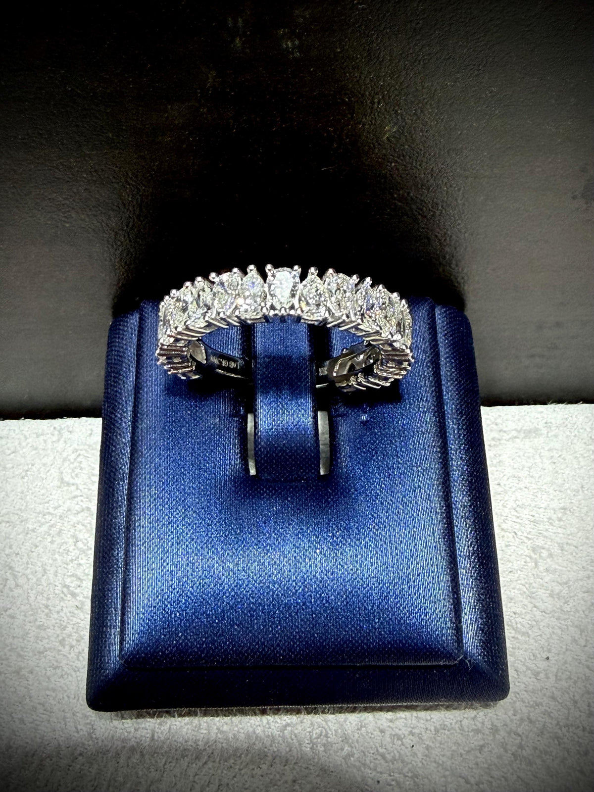 14K Lab Grown Pear Shape Diamond Ring 2.00ct tw.
