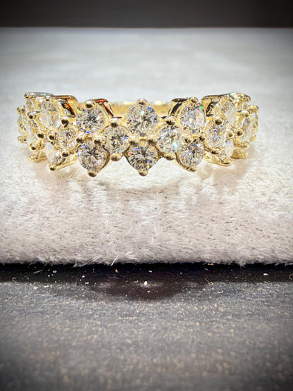 10K Lab Grown Diamond Ring 1.00 Carat tw.