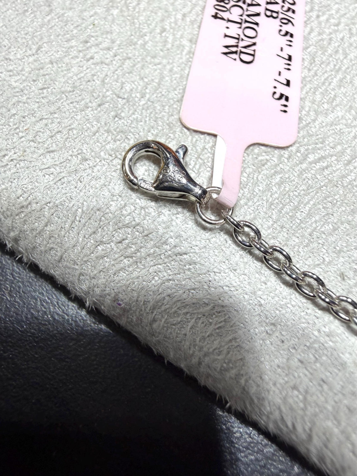 Lab Grown Pear Shape Diamond Bracelet 2.25 Carats, Sterling Silver, Adjustable