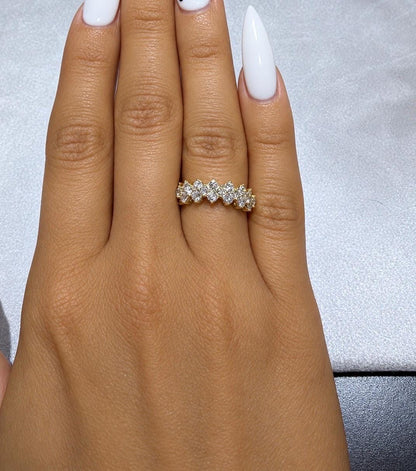 10K Lab Grown Diamond Ring 1.00 Carat tw.