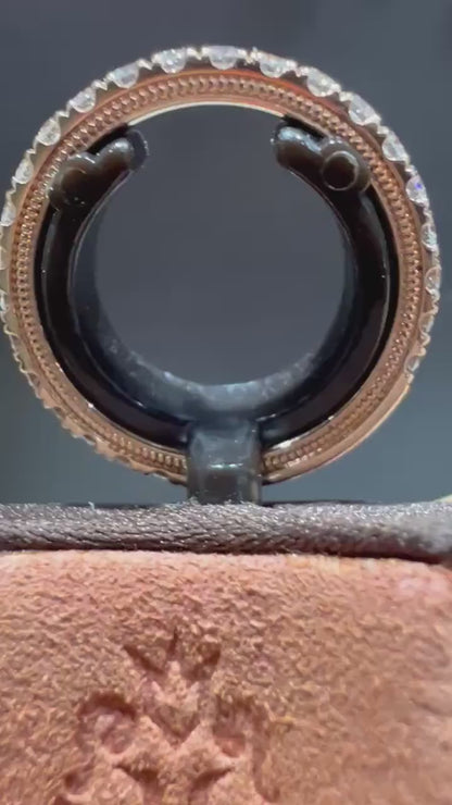 14K Rose Gold Verragio Diamond Wedding Band - 0.81CT Diamond Ring